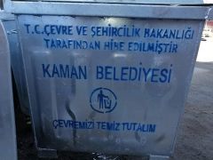 ÇEVRE VE ŞEHİRCİLİK BAKANLIĞINDAN 200 ADET ÇÖP KONTEYNERİ