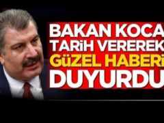 Fahrettin Koca Tarih Vererek Güzel Haberi Duyurdu!
