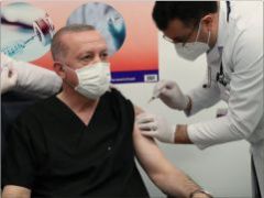 Cumhurbaşkanı Erdoğan Covid-19 Aşısı Oldu