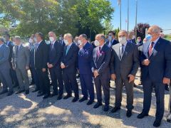 ATILGAN YILMAZ VE HACI TURAN AÇILIŞ KURDALESİNİ BİRLİKTE KESTİLER