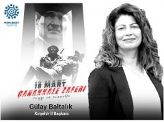 Memleket Partisi (MP) Kırşehir İl Başkanı Gülay Baltalık, 18 Mart mesajı yayımladı