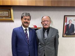ALİ ŞAHİN NECMETTİN ERKAN’I ZİYARET ETTİ