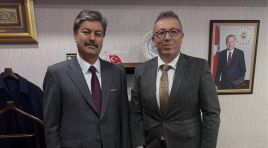 PROF.DR.KUBİLAY KOLUKIRIK, NECMETTİN ERKAN’I ZİYARET ETTİ